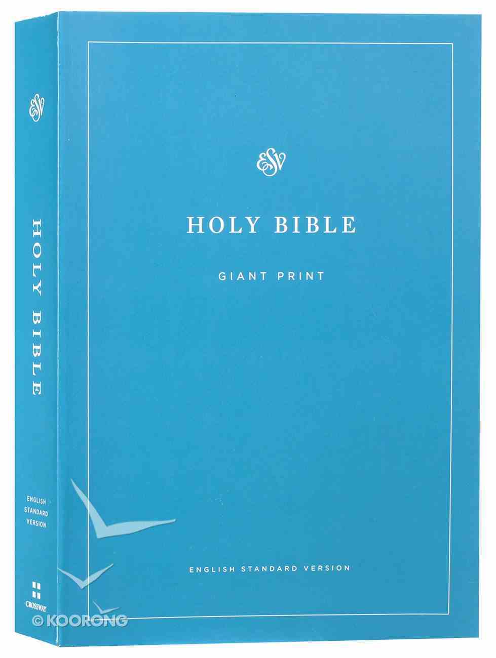 ESV Economy Bible Giant Print (Black Letter Edition) | Koorong