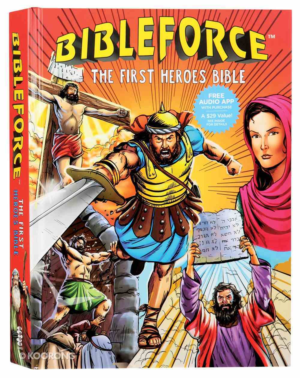 Bibleforce: The First Heroes Bible (Comic Style) Hardback