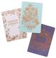 Notebook: Strength & Dignity, White/Pale Blue/Navy (Set Of 3) Paperback - Thumbnail 2