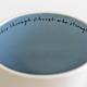Ceramic Textured Mug: Strong, Cream/Blue (Phil 4:13) Homeware - Thumbnail 1