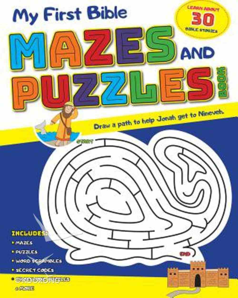 My First Bible Mazes and Puzzles Book Paperback