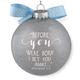 Christmas Glass Ornament Special Moments: Baby's First Christmas, Blue (Jeremiah 1:5) Homeware - Thumbnail 1