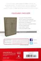 NKJV Deluxe Gift Bible Gray (Red Letter Edition) Premium Imitation Leather - Thumbnail 2