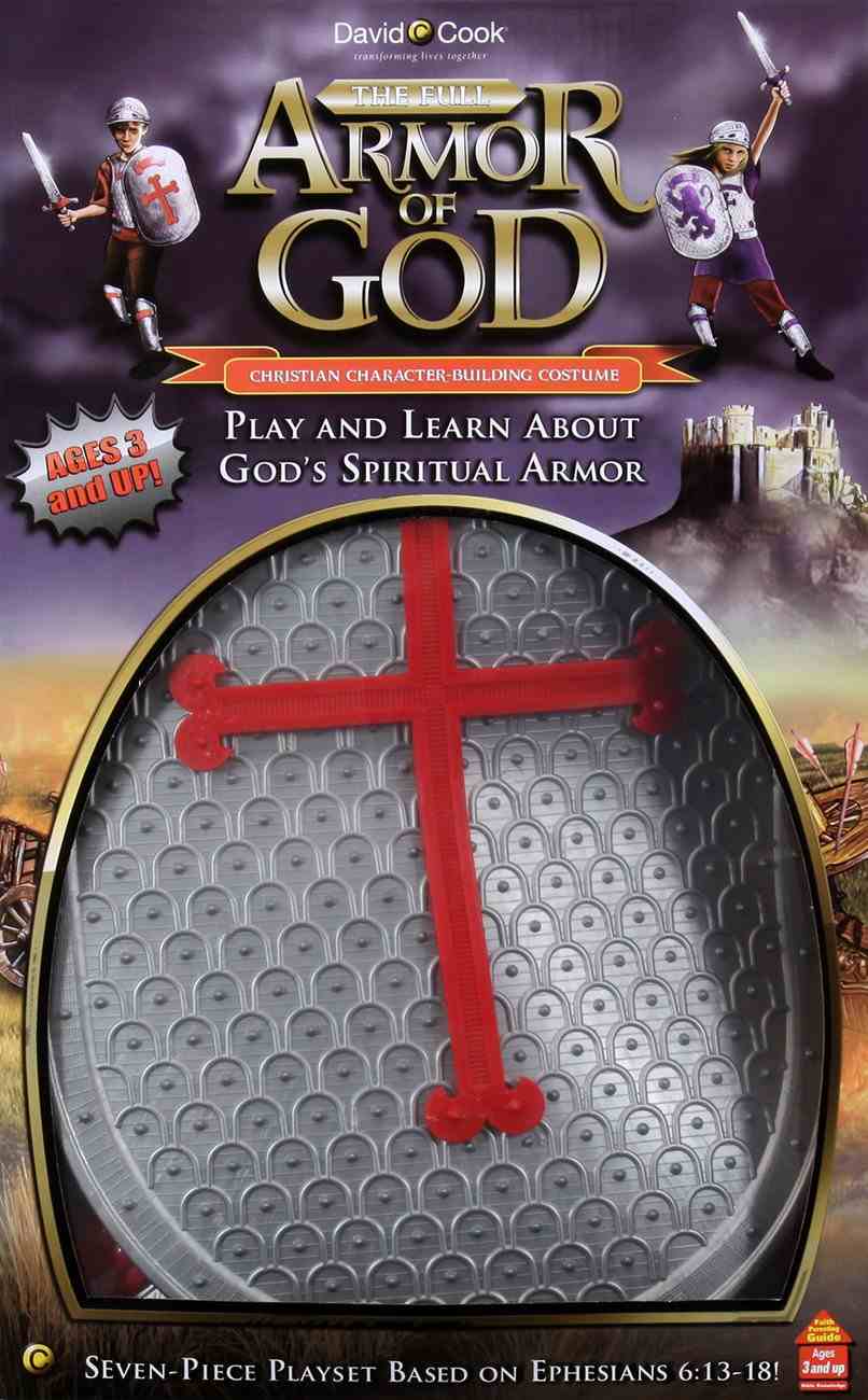 Full Armor of God Playset Costume (Silver & Red) | Koorong