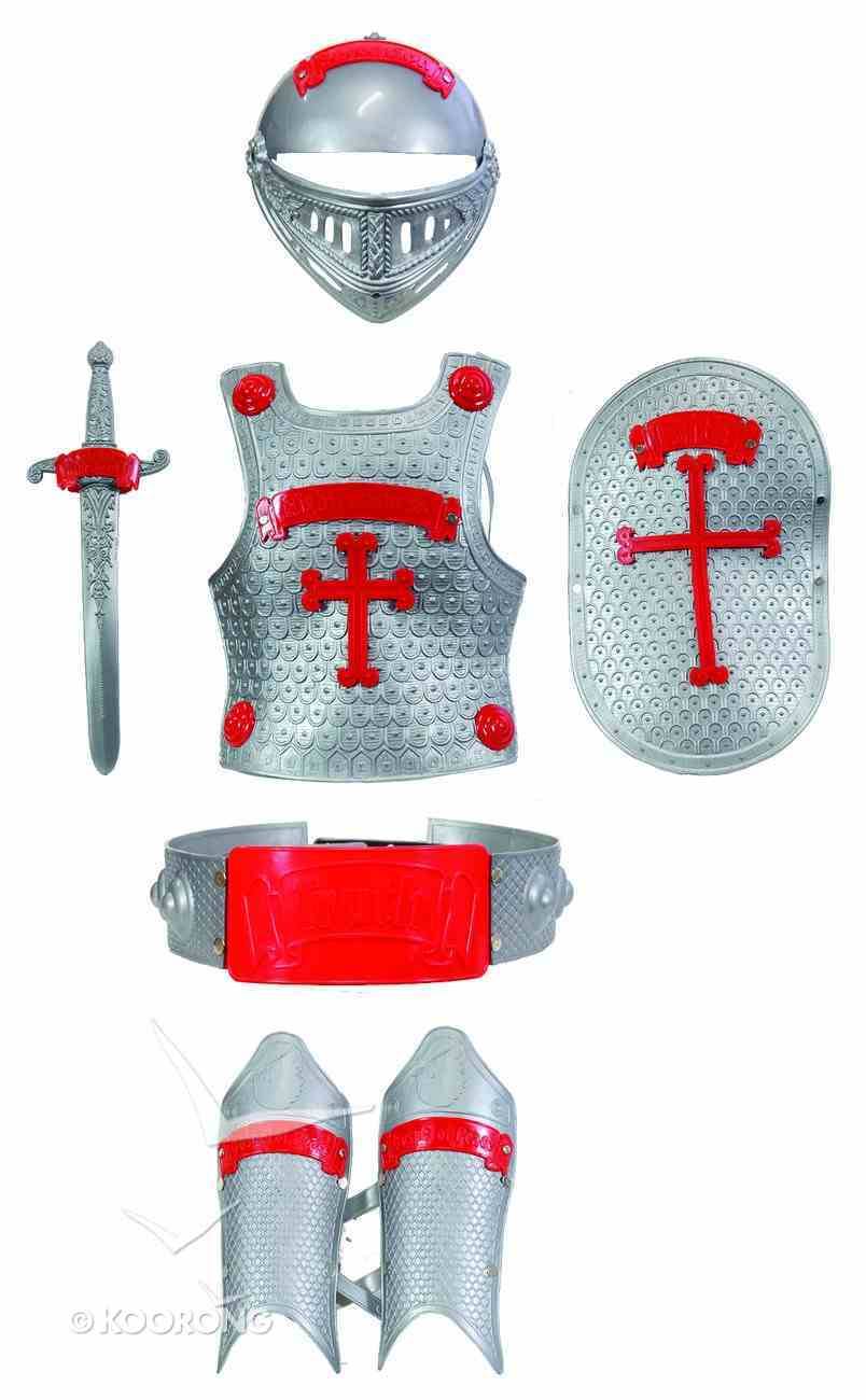 Full Armor of God Playset Costume (Silver & Red) | Koorong