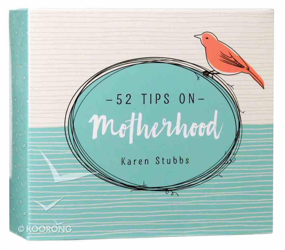 Tip Cards on Motherhood, 52 Double Sided Cards, Acrylic Stand Box