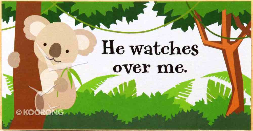 Young & Wild Freestanding Plaque: He Watches Over Me Wall Art