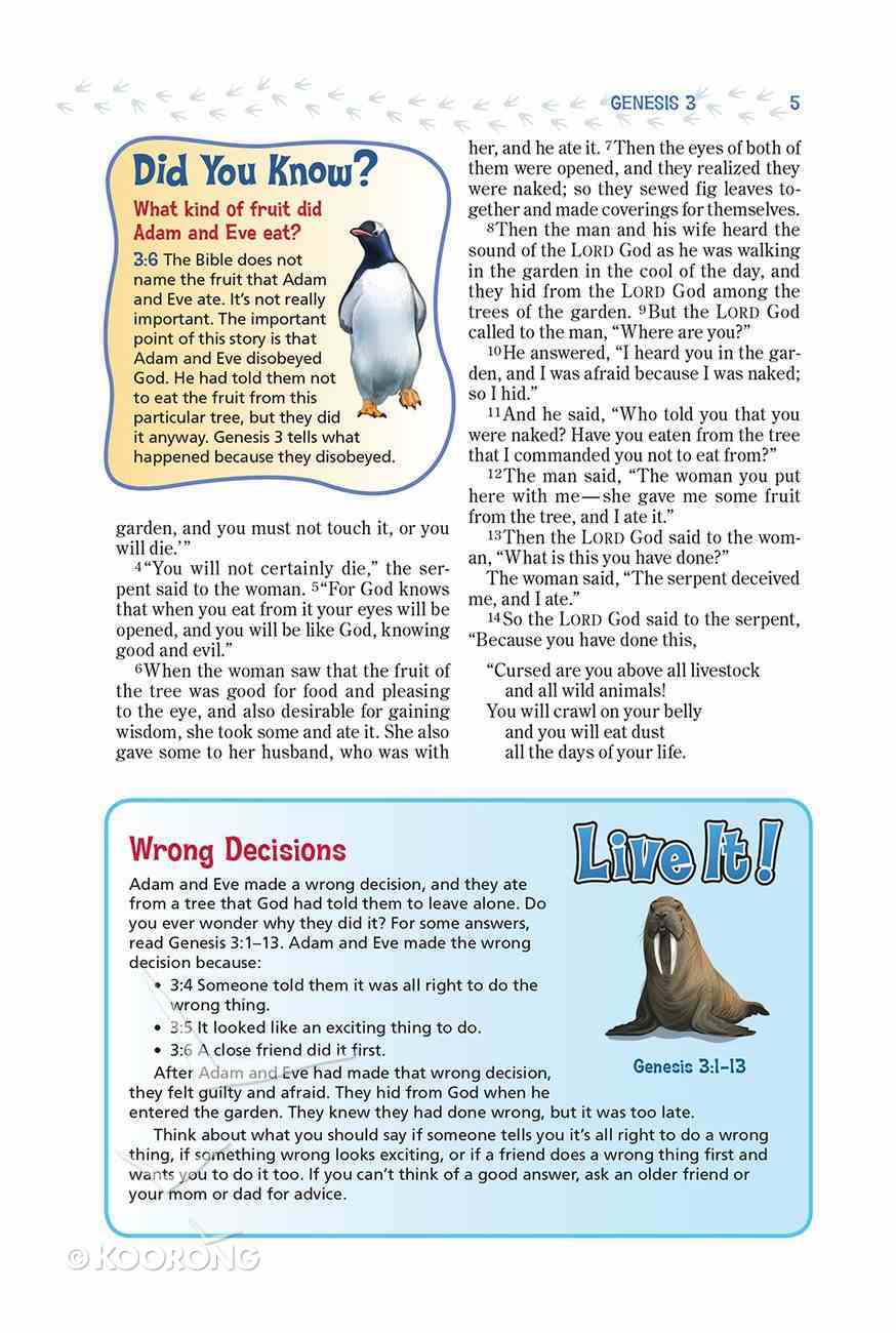 NIV Adventure Bible Polar Exploration Edition Full Color (Black Letter Edition) Hardback