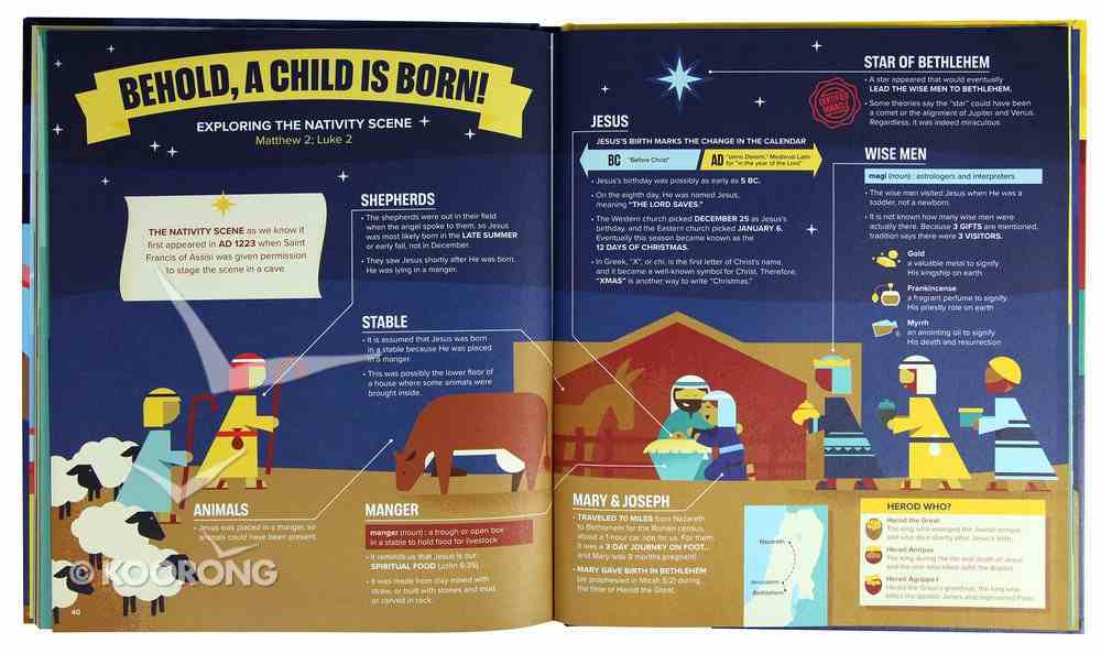 Bible Infographics For Kids: Giants, Ninja Skills, a Talking Donkey, and What's the Deal With the Tabernacle? (Vol 1) Hardback