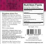 Communion Bread Gluten Free Wafers, 50 Wafers, Re-Sealable Pouch Box - Thumbnail 1