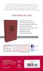 NKJV Deluxe Gift Bible Burgundy (Red Letter Edition) Premium Imitation Leather - Thumbnail 1