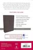 NKJV Value Thinline Bible Large Print Charcoal (Red Letter Edition) Premium Imitation Leather - Thumbnail 1