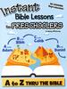A to Z Thru the Bible (For Preschoolers) (Instant Bible Lessons Series) Paperback - Thumbnail 0