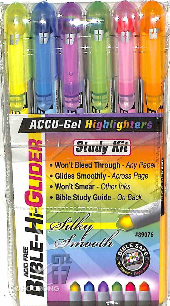 Accu-Gel Bible Hi Glider 6 Piece Study Kit Stationery