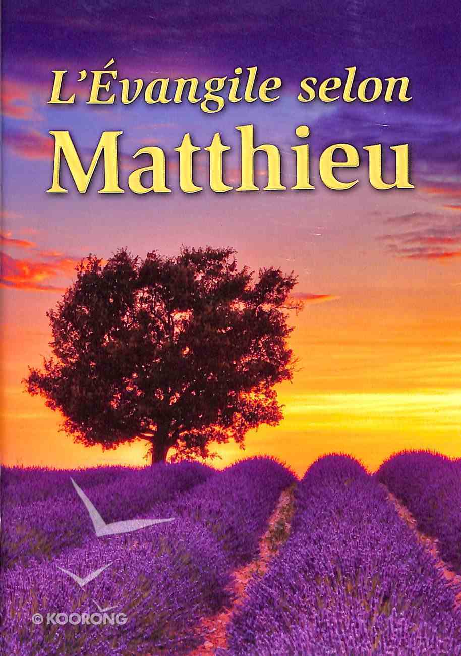 French Gospel According to Matthew (Black Letter Edition) Paperback