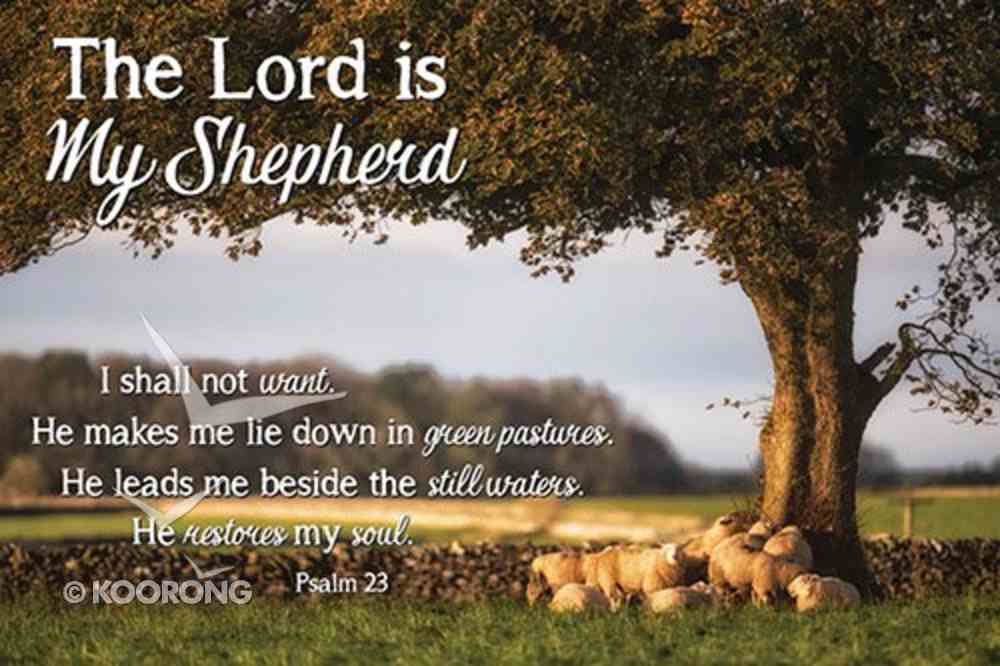 Poster Small: The Lord is My Shepherd Poster