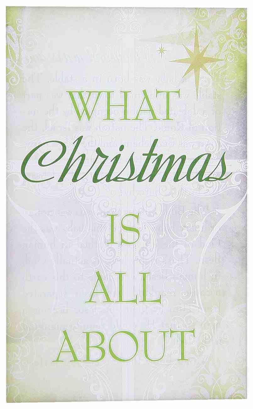 What Christmas is All About (Pack Of 25) Booklet