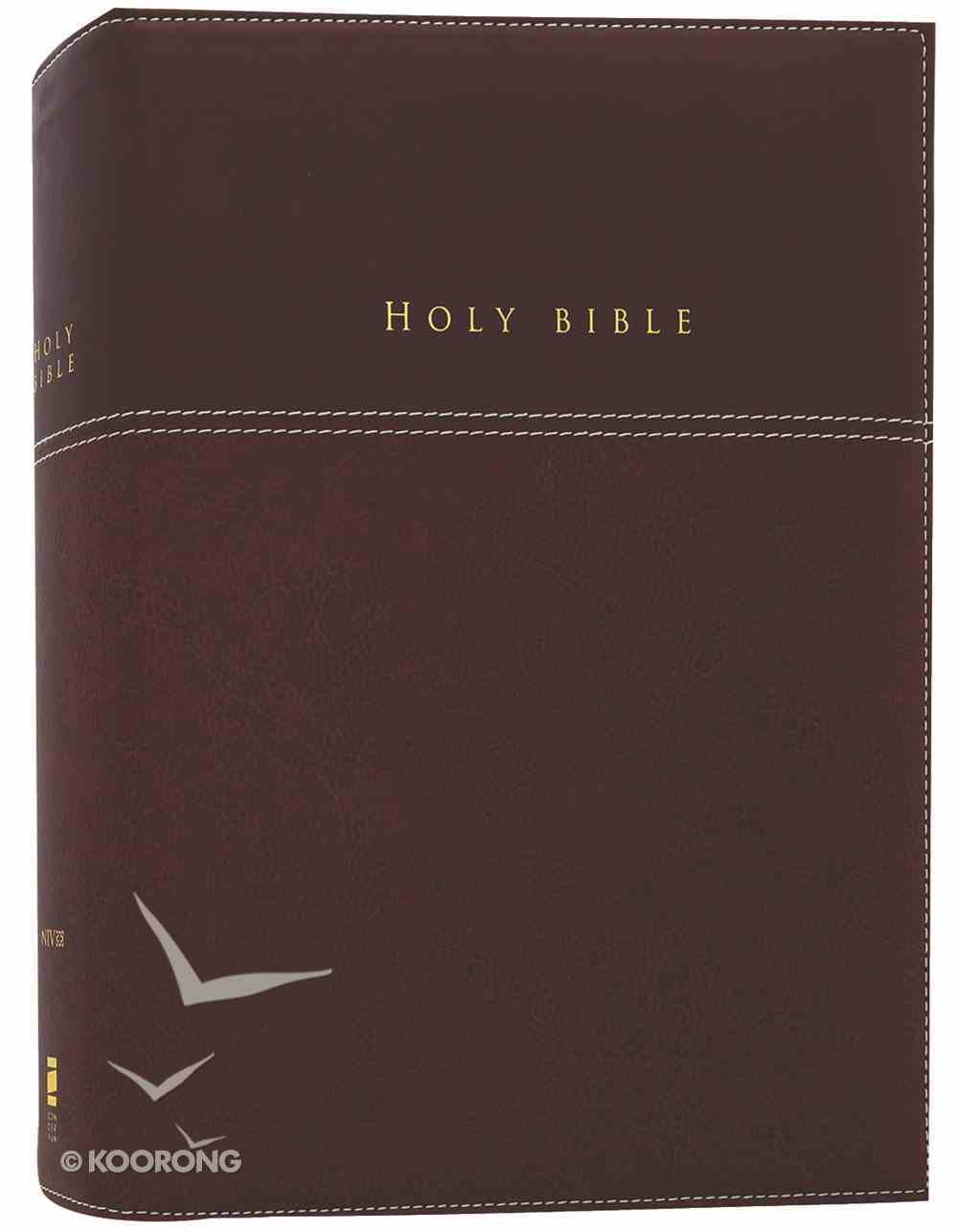 NIV Family Bible Keepsake Edition Burgundy (Red Letter Edition) Premium Imitation Leather