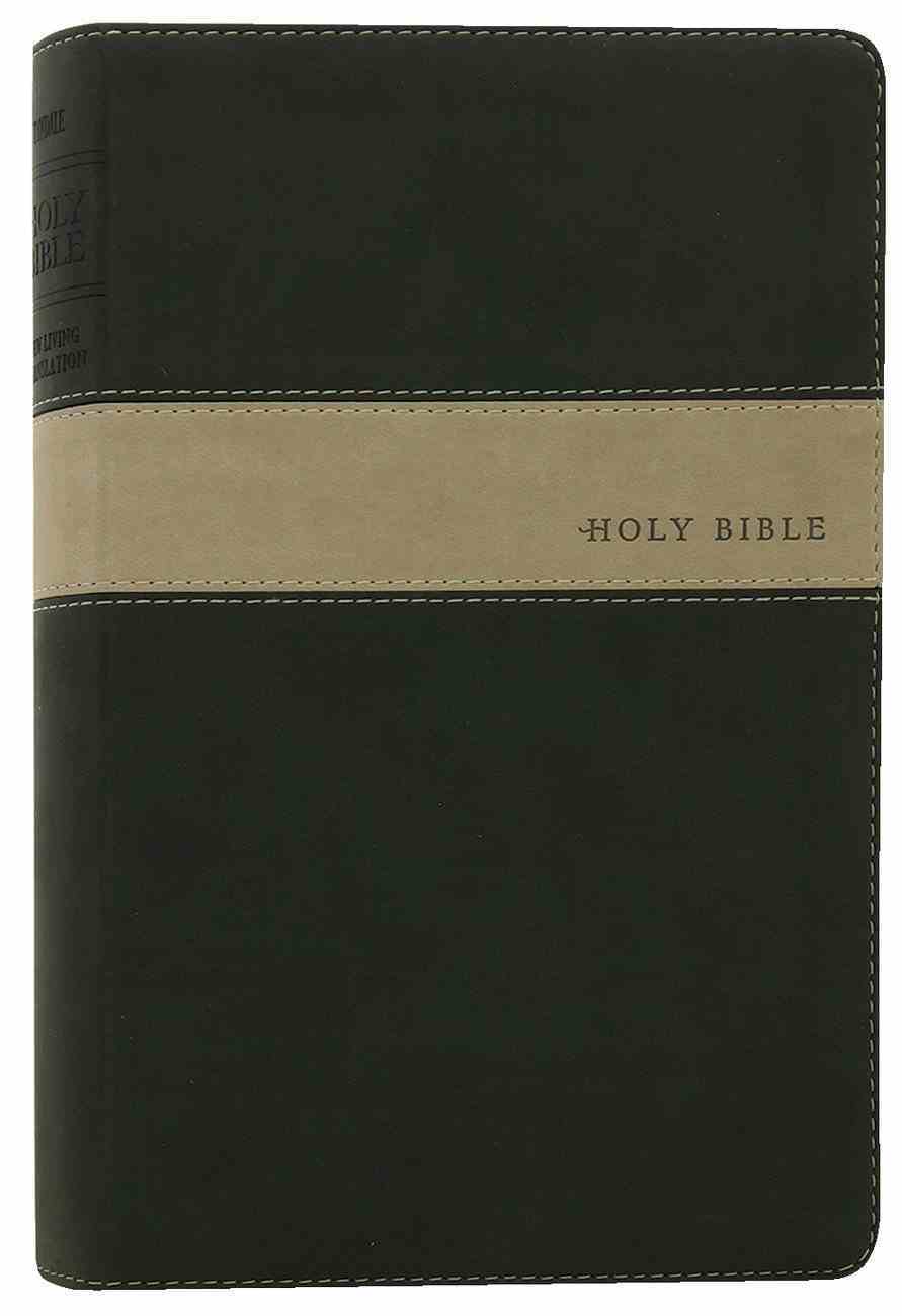 NLT Premium Gift Bible Evergreen/Stone (Red Letter Edition) Imitation Leather