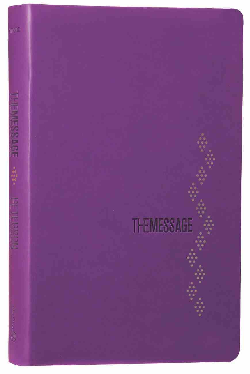 Message Deluxe Gift Bible Amethyst Gem (Black Letter Edition) Imitation Leather