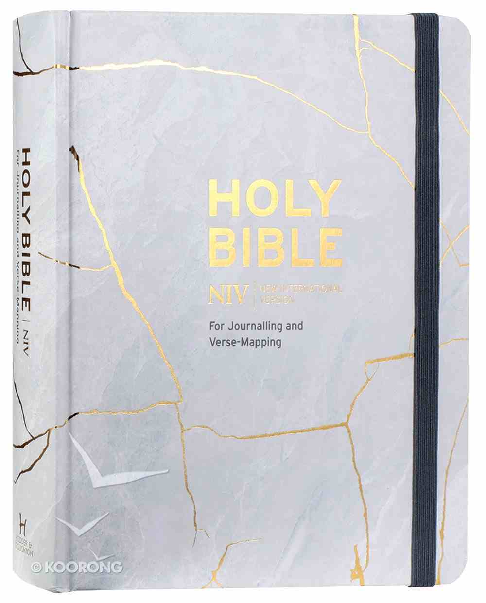 Niv Verse Mapping Bible Kintsugi Grey