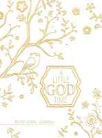 A Little God Time: A Devotional Journal (Gold/white) Hardback - Thumbnail 0