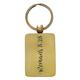 Metal Keyring in Tin: He Works All Things....Peach/Floral (Romans 8:28) Novelty - Thumbnail 1