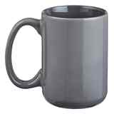 Ceramic Mug: Be Strong & Courageous, Grey/Black (Joshua 1:9) (414ml) Homeware - Thumbnail 1