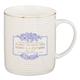 Ceramic Mug: Plans to Give You Hope and a Future, White/Blue/Gold Foiled (Jer 29:11) Homeware - Thumbnail 0