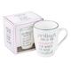 Ceramic Mug: Perhaps This is the Moment For Which You Were Created, White/Grey (Esther 4:14) Homeware - Thumbnail 1