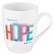 Ceramic Mug: Rejoice in Hope, White/Gold Foiled Homeware - Thumbnail 0