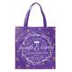 Tote Bag: She is Clothed With Strength & Dignity....Purple/White/Orange Soft Goods - Thumbnail 0