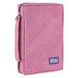 Bible Cover Poly Canvas Large: Hope & a Future, Dark Pink Bible Cover - Thumbnail 3