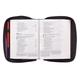 Bible Cover Poly Canvas Medium: Strength & Dignity, Purple, Carry Handle Bible Cover - Thumbnail 4