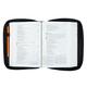 Bible Cover Poly Canvas Medium: All Things Through Christ, Denim, Carry Handle Bible Cover - Thumbnail 4