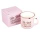 Camp Style Ceramic Mug: Be Still and Know....Pink/White (Psalm 46:10) Homeware - Thumbnail 2