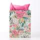 Gift Bag Medium: Hope & a Future, White/Pink Floral (Jer 29:11) Stationery - Thumbnail 1