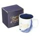 Ceramic Mug: Hope & a Future, Blue/White Marble/Gold Etching (Jer 29:11) (355ml) Homeware - Thumbnail 2