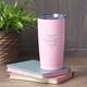 Stainless Steel Mug: Trust in the Lord, Pink/Silver, (Proverbs 3:5) Homeware - Thumbnail 4