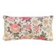 Oblong Pillow: Be Joyful in Hope....Pink/Red Floral Soft Goods - Thumbnail 1