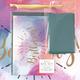 Gift Bag With Card: Birthday, Teal Watercolour Stationery - Thumbnail 1