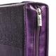 Bible Cover Trendy Large: Faith, Purple Pattern, Carry Handle, Luxleather Bible Cover - Thumbnail 6