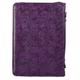 Bible Cover Trendy Large: Faith, Purple Pattern, Carry Handle, Luxleather Bible Cover - Thumbnail 1