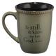 Mug Rimmed Glazed: Be Still, Sage Green (Psalm 46:10) (384ml) Homeware - Thumbnail 1