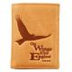 Mens Genuine Leather Wallet: On Wings Like Eagles Soft Goods - Thumbnail 0