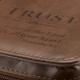 Bible Cover Classic Large: Trust Prov 3:5, Brown Luxleather Bible Cover - Thumbnail 4