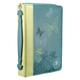 Bible Cover Lime/Dusty Blue Butterflies Large Luxleather Imitation Leather - Thumbnail 3