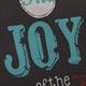 Canvas Tote Bag With Magnetic Clasp: Joy of the Lord, Navy With Cream & Red (Retro Blessings 'Joy' Series) Soft Goods - Thumbnail 4