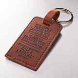 Luxleather Keyring: I Know the Plans... Brown (Jer 29:11) Jewellery - Thumbnail 0