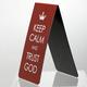 Bookmark Magnetic Large: Keep Calm and Trust God Stationery - Thumbnail 3